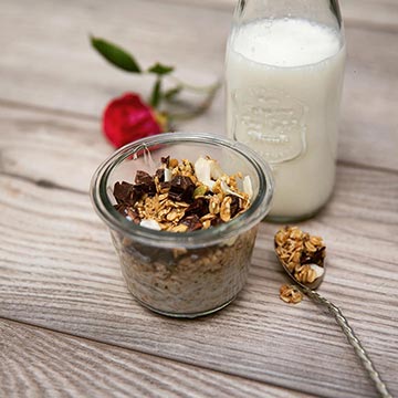 Brunch : Granola aux éclats de chocolat en livraison à Paris