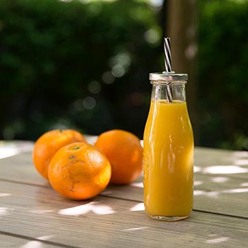 Brunch : Jus d'orange pressé maison en livraison à Paris