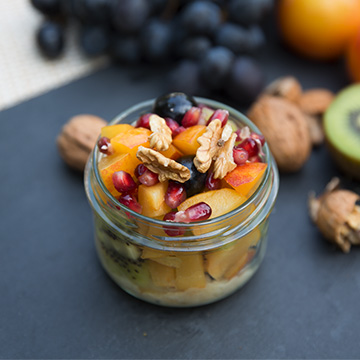 Brunch : Sublime salade de fruits d'automne en livraison à Paris